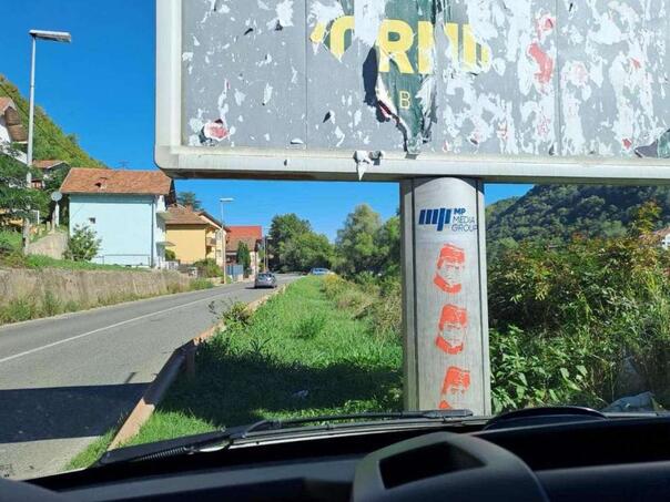 Novi grafiti s likom Ratka Mladića u Zvorniku