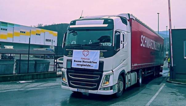 Novi konvoj pomoći od 40 kamiona krenuo prema Turskoj i Siriji