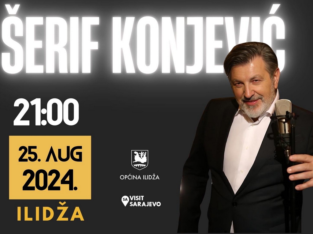 Novi muzički događaj na otvorenom: Šerif Konjević sutra nastupa na Ilidži