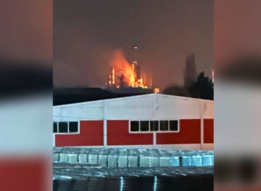 Novi napad ukrajinskim dronom izazvao požar u rafineriji Slavjansk