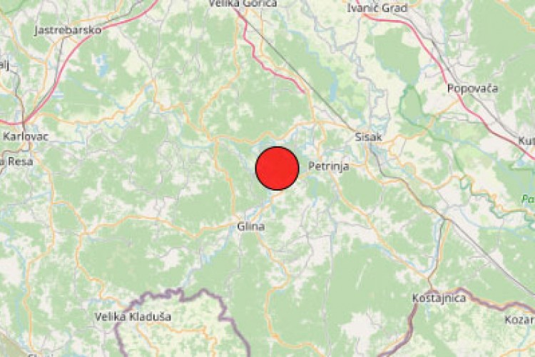 Novi potres kod Petrinje