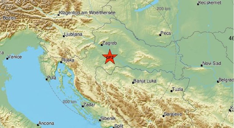 Novi potres kod Siska magnitude 3.9