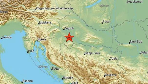 Novi potres kod Siska magnitude 3.9