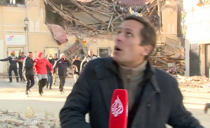 Novi potres u toku javljanja reportera Al Jazeere