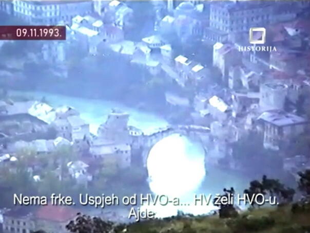 Novi prošireni snimak s položaja HV i HVO: 30 godina od rušenja Starog mosta