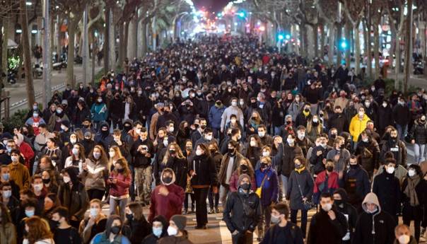 Novi protesti u Španiji zbog hapšenja muzičara
