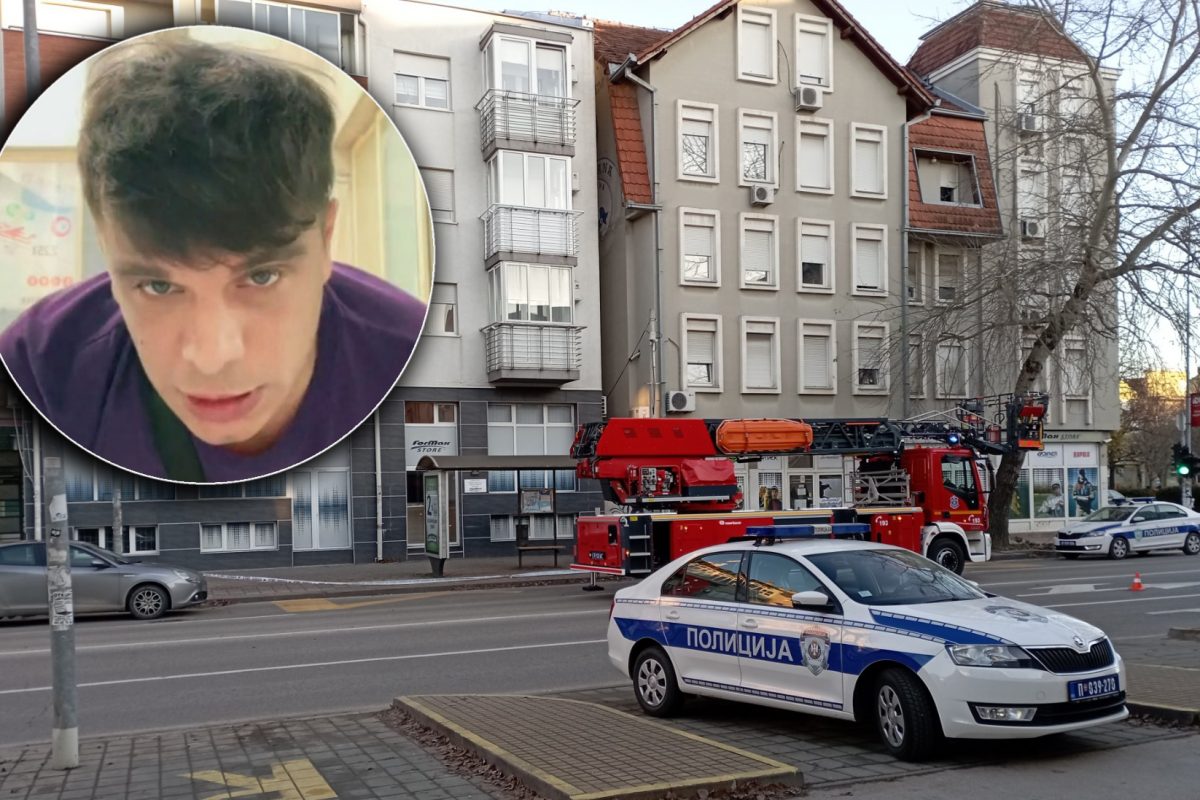 Novi Sad: Blokirana ulica zbog YouTubera koji se zaključao u stanu
