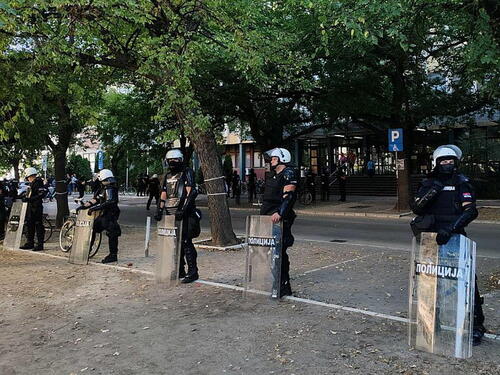 Novi Sad: Novinarku pritisnuli uz drvo i udarali po ruci dok je snimala