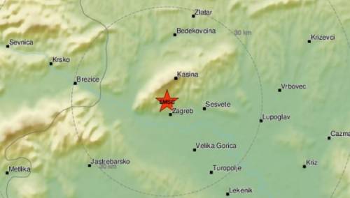 Novi slab zemljotres u Zagrebu, drugi danas
