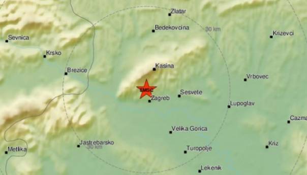 Novi slab zemljotres u Zagrebu, drugi danas