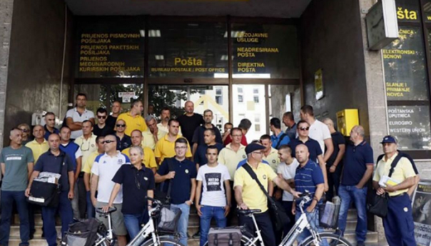 Novi štrajk upozorenja Hrvatskih pošta Mostar