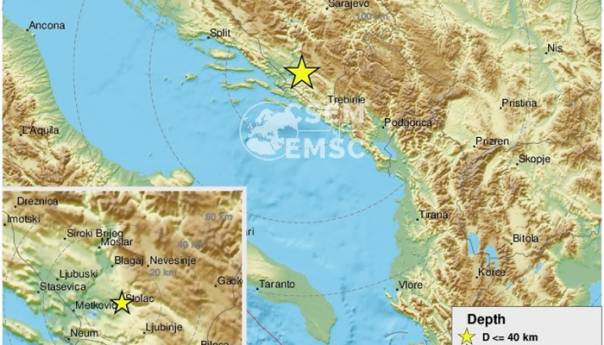 Novi zemljotres jutros u Stocu