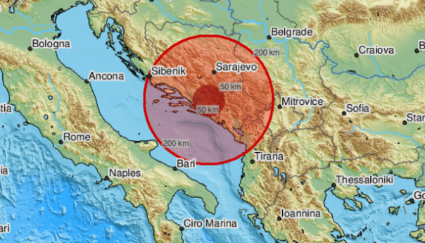 Novi zemljotres pogodio BiH: Epicenter je bio kod Stoca