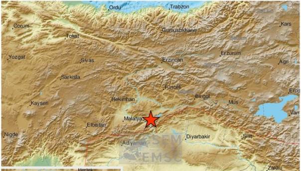 Novi zemljotres pogodio Tursku