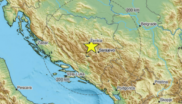 Zemljotres jačine 3,1 stepen na području Kaknja