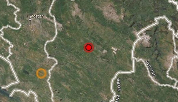 Zemljotres u BiH: Osjetio se u Nevesinju, Stocu, Trebinju, u Hrvatskoj