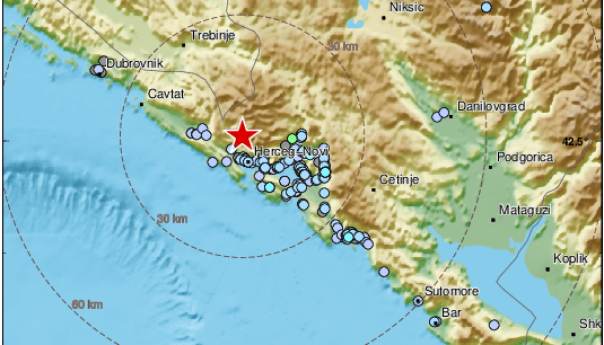 Novi zemljotres u Herceg Novom
