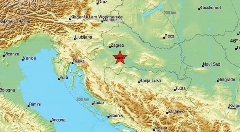 Novi zemljotres u Hrvatskoj