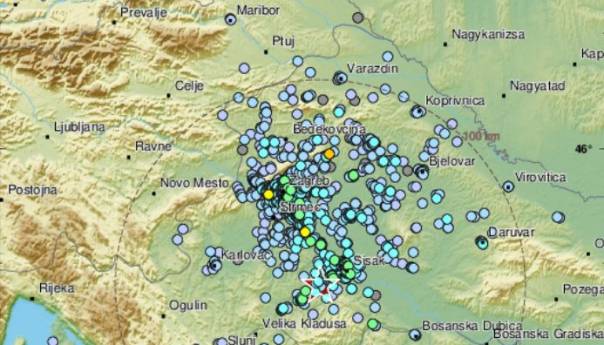Dva zemljotresa u Hrvatskoj