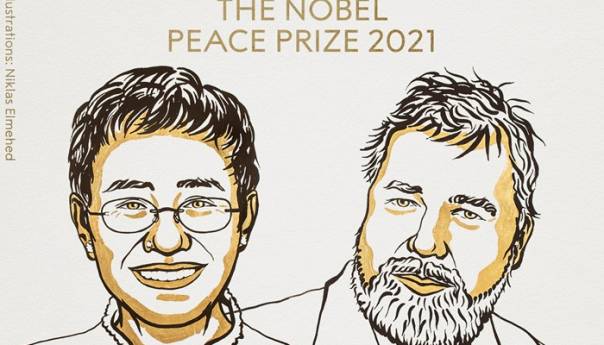 Novinari Maria Ressa i Dmitry Muratov dobitnici Nobelove nagrade za mir
