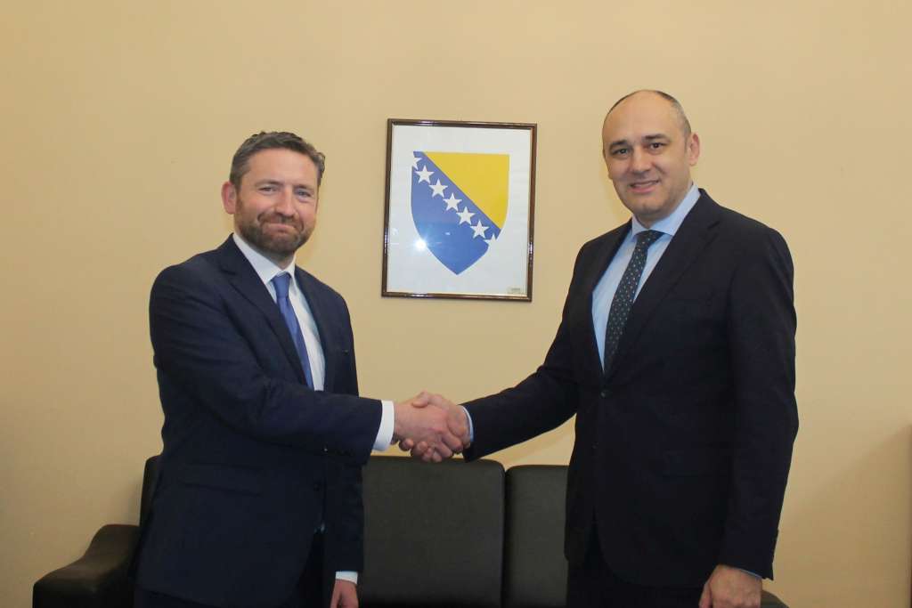 Novoimenovani ambasador Republike Irske za BiH predao kopije akreditivnih pisama