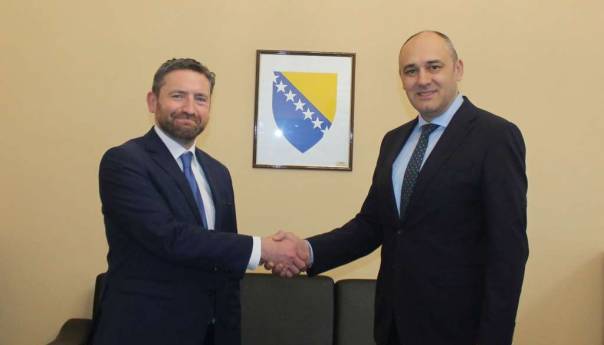 Novoimenovani ambasador Republike Irske za BiH predao kopije akreditivnih pisama