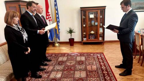 Novoizabrani sudija Ustavnog suda Federacije BiH Alen Taletović položio svečanu zakletvu