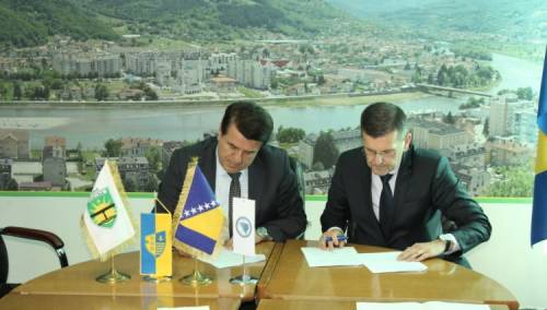 NSBiH i Grad Goražde potpisali ugovor o rekonstrukciji pomoćnog stadiona