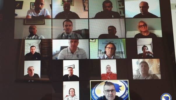 NSBiH održao video sastanak sa selektorima svih nacionalnih selekcija