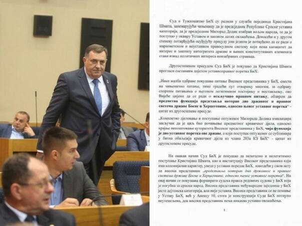 NSRS objavila materijal kojim će do referenduma o Dodiku