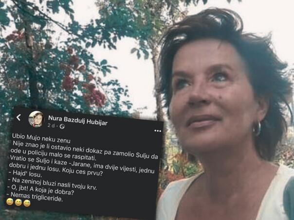 Nura Bazdulj-Hubijar na udaru javnosti zbog morbidnih 'viceva' o ženama