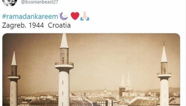 Nurkić objavio fotografiju džamije koja je nosila naziv Ante Pavelić