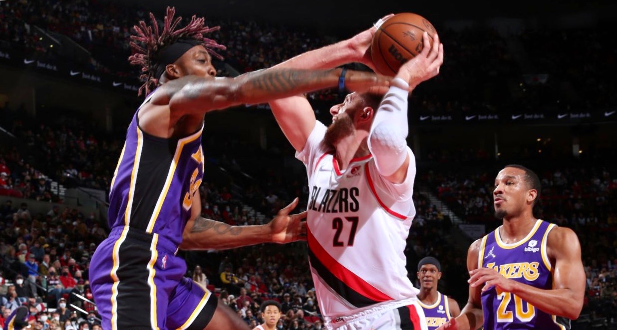 Nurkić pružio sjajnu double-double partiju u pobjedi Trail Blazersa nad Lakersima