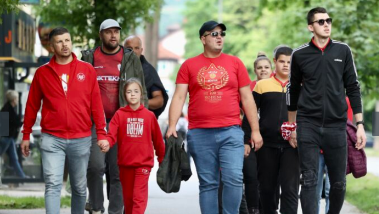 Navijači Veleža okupirali zeničke ulice