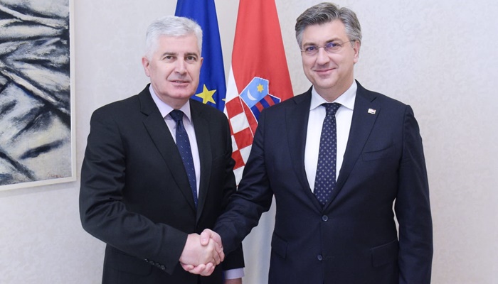 O čemu su danas razgovarali Čović i Plenković
