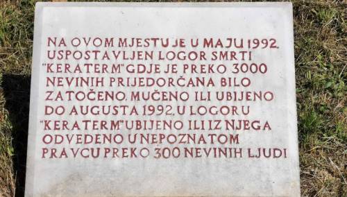 Obilježavanje 30. godišnjice zločina u logoru Keraterm