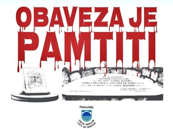 Obilježavanje Dana civilnih žrtava rata Mostara i 32. godišnjice od zločina na Uborku i Sutini