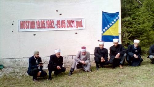 Obilježena 29. godišnjica ubistva Bošnjaka na Mostini u Opštini Čajniče