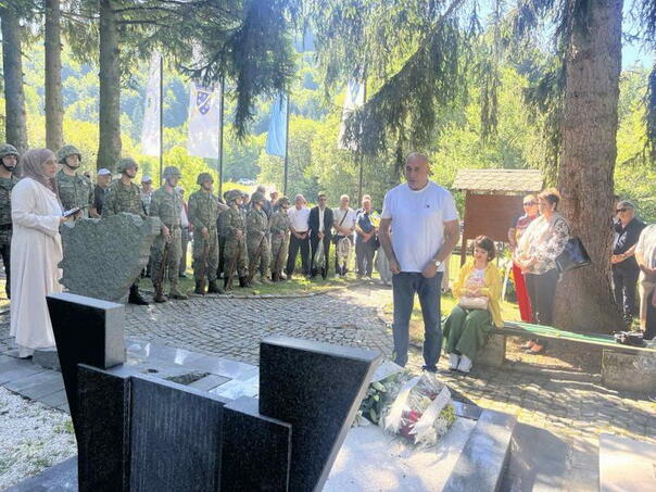 Obilježena 34. godišnjica pogibije Čedomira Domuza - Bate