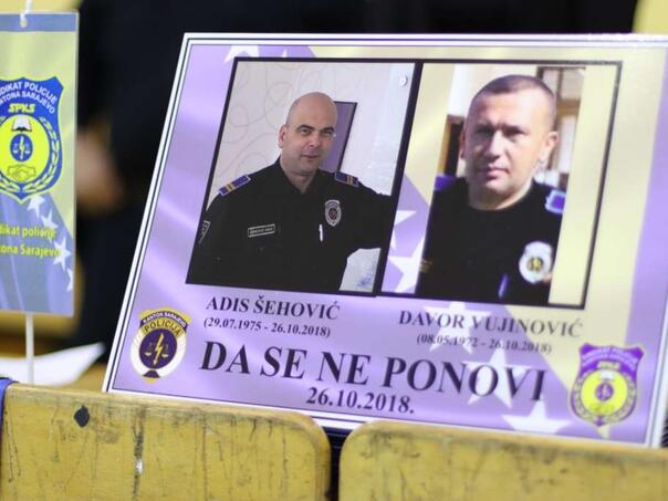 Obilježena šesta godišnjica smrti policajaca Šehovića i Vujinovića u Sarajevu