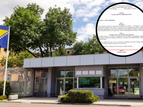 Objavljen novi nacrt Zakona o Sudu BiH: O sjedištu naknadno?