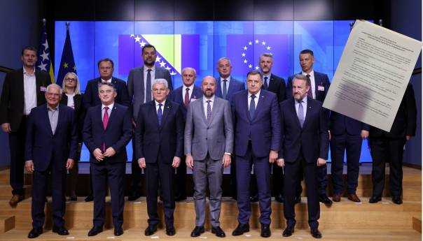 Objavljen tekst sporazuma ponuđenog bh. liderima u Briselu