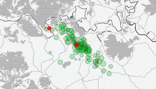 Objavljen video koji prikazuje sve zemljotrese oko Petrinje u dva dana