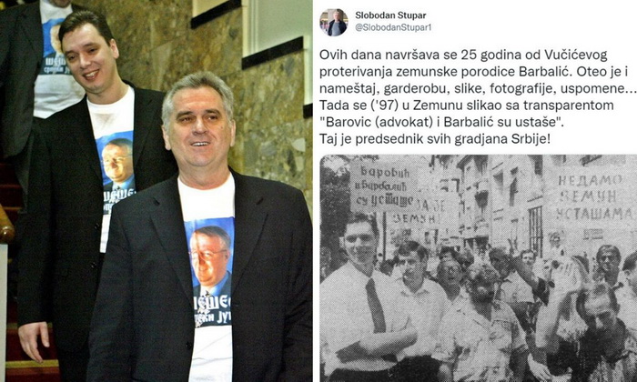 Objavljena fotografija Vučića kada je protjerivao obitelj Barbalić jer su Hrvati