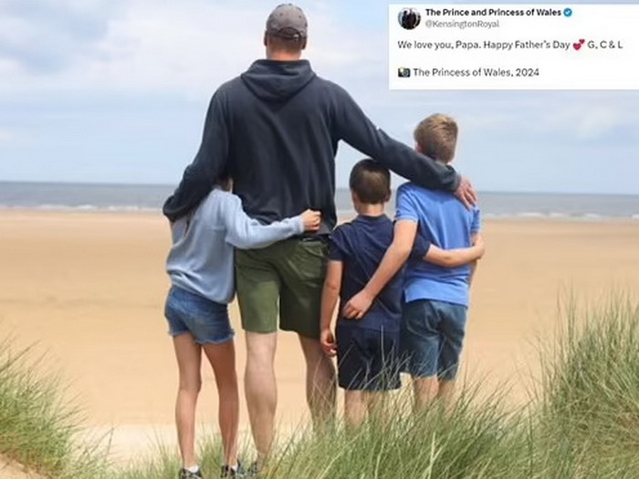 Objavljena nova fotka koju je snimila Kate Middleton: 'Volimo te, tata'