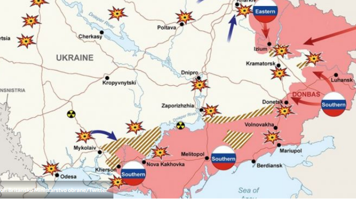 Objavljena nova karta napada na Ukrajinu, evo gdje se vode bitke