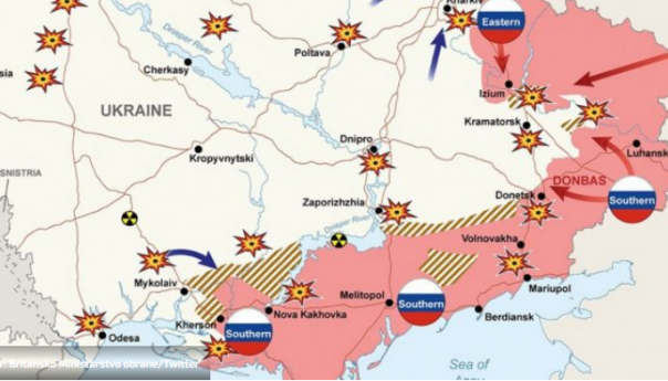 Objavljena nova karta napada na Ukrajinu, evo gdje se vode bitke