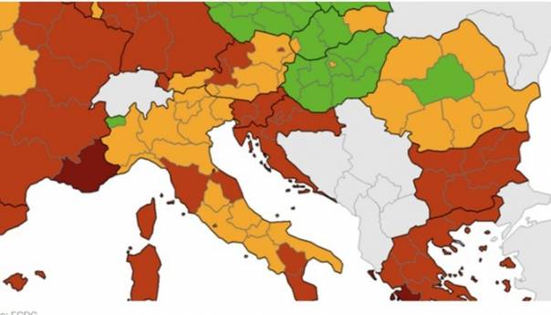 Objavljena nova korona-karta: Cijela Hrvatska crvena