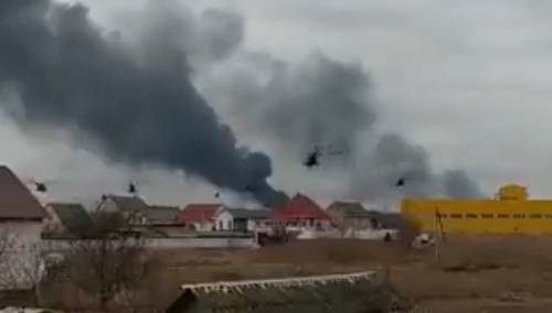 Objavljeni snimci napada helikopterima u blizini Kijeva