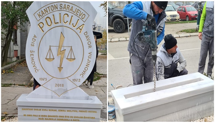 Obnovljen i učvršćen spomenik ubijenim policajcima